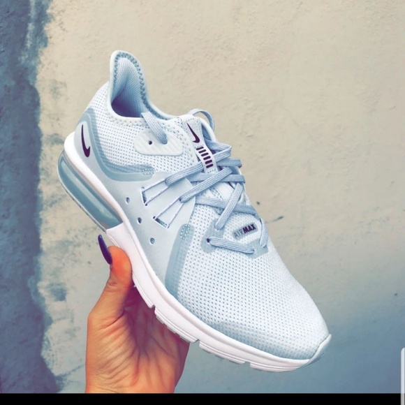 NIKE AIR MAX SEQUENT LIGHT GRAY SIZE 7.5 - Picture 2 of 5